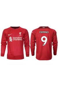 Fotbalové Dres Liverpool Roberto Firmino #9 Domácí Oblečení 2022-23 Dlouhý Rukáv